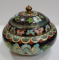 Vas Cloisonne cu capac, China, Secol 20
