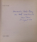 VASILE POPESCU  de IOANA VLASIU , 1971 , DEDICATIE CATRE VASILE FLOREA *