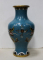 Vaza cloisonne decorata cu dragoni, China secol 20