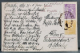 VEDERE DIN PORTUL GALATI , CARTE POSTALA , 1921