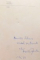 VOCE de VERONICA PORUMBACU, 1974 *DEDICATIE
