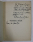 VRAJITORUL APELOR - versuri de OVID CALEDONIU , 1942 , DEDICATIE *
