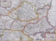 WALACHIA , SERVIA , BULGARIA ET ROMANIA,  HONDIUS HENDRICK ,1620 GRAVURA COLORATA ,
