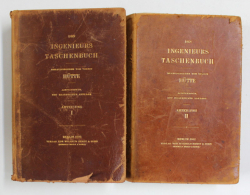 DES INGENIEURS TASCHENBUCH , herausgegeben von verein HUTTE , ABTEILUNG I - II , 1902