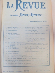 LA REVUE  1903 NOV.-DEC.