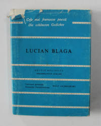 Lucian Blaga Cele Mai Frumoase Poezii Die Schonsten Gedichte Editie Bilingva Romana Germana 1974 Carte De