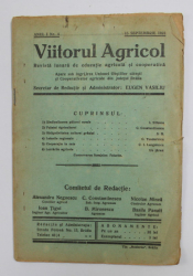 VIITORUL AGRICOL - REVISTA LUNARA DE EDUCATIE AGRICOLA SI COOPERATIVA , ANUL I , NR. 4 , 15 SEPTEMBRIE 1923