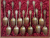 12 lingurite din argint, manufactura Christofle in cutie originala