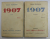 1907 , VOLUMELE - II , EDITIA A II - A , roman de CEZAR PETRESCU *EDITIE INTERBELICA