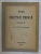 500 CUGETARI MORALE CULESE DE LT.-COL. RAMBELA , 1926