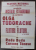 AFISUL PIESEI DE TEATRU '' FLUTURI ...FLUTURI ...'' CU OLGA TUDORACHE IN ROLUL  PRINCIPAL , TEATRUL NATIONAL '' VASILE ALECSANDRI '' , IASI , ANII ' 80