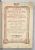 ALBINA MUZICALA , CARTE DE CANTARI BISERICESTI de ARHIEREUL GHENADIE , cu binecuvantarea MITROPILTULUI D.D. CALINIC MICLESCU , 1875 , TEXT IN ROMANA CU ALFABET DE TRANZITIE, VEZI DESCRIEREA !