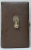 ALBUM PENTRU FOTOGRAFII , ORNAMENTE STIL ART - NOUVEAU , LEGATURA DIN PIELE , CCA. 1900