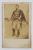ALEXANDRU IOAN CUZA , DOMNUL PRINCIPATELOR , IN UNIFORMA DE GALA CU DECORATII SI SABIE , FOTOGRAFIE C.D.V. , PE SUPORT DIN CARTON , CLISEU H. LEON , SFARSITUL SEC. XIX