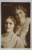 ALTETELE LOR REGALE , PRINTESELE ELISAVETA SI MARIA , FOTO. JULIETTA , FOTOGRAFIE TIP CARTE POSTALA , INTERBELICA