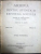 ARHIVA PENTRU STIINTA SI REFORMA SOCIALA - D. GUSTI    ANUL III APRILIE 1921