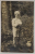 A.S.R. PRINCIPELE CAROL , IN COSTUM DE CIOBANAS , FOTOGRAFIE TIP CARTE POSTALA , INCEPUTUL SEC. XX