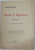 AUREL C. POPOVICI ( 1963 -1917 ) de GRIGORE NANDRIS , 1937 , DEDICATIE CATRE VASILE  BANCILA *
