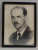 AVIATORUL IONEL POPESCU  ( 1916 - 1950 ) , FOTOGRAFIE INRAMATA , SUB STICLA , DATATA 1951