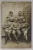 BASARABIA , COMANDANTUL DE COMPANIE SI PATRU CAMARAZI DE PLUTOANE , FOTOGRAFIE DE GRUP  , 1918