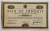 BON DE IMPOZIT , LEI 500 CU DOBANDA DE 4 LA SUTA ANUAL , REGATUL ROMANIEI , 1933
