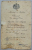 Brevet Crucea Comemorativa a Razboiului 1916-1918, Ferdinand I, 1919
