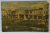 BUZAU , PARCUL PALATULUI COMUNAL , CARTE POSTALA , 1927 , LIPSA  UN COLT