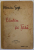 CANTECE FARA TARA de OCTAVIAN GOGA, 1916 , EDITIA 1