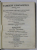CARTE DE MUZICA PSALTICA IN LIMBA GREACA , TIPARITA LA CONSTANTINOPOL , VOLUMUL I , 1834