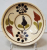 Castron din ceramica, decorat cu motive florale, perioada interbelica