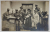 CERNAVODA , MILITARI ROMANI IN UNIFORMA  SI CIVILI , POZA DE GRUP  LA SEDIUL COMANDAMENTULUI , CARTE POSTALA , 1919