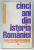 CINCI ANI DIN ISTORIA ROMANIEI , O CRONOLOGIE A EVENIMENTELOR DECEMBRIE 1989  - DECEMBRIE 1994 de DOMNITA STEFANESCU , 1995 , DEDICATIE *