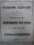 CONCESIUNEA CAILOR FERATE DE PE VALEA SIRETULUI / CONCESSION DES CHEMINS DE FER DE LA VALLEE DU SERETH  -IASI 1865