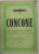 CONCONE , 50 LECONS DE CHANT , OPUS 9 , ANII  '70 , PARTITURA
