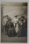 CONSTANTA , FAMILIE CU CINCI MEMBRI , FOTOGRAFIE DE GRUP IN STUDIO , CARTE POSTALA , 1916