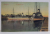 CONSTANTA , O VEDERE DIN PORT, CARTE POSTALA ILUSTRATA , INCEPUTUL SECOLULUI XX