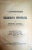 CONTRIBUTIUNE LA BIBLIOGRAFIA ROMANEASCA   - GHEORGHE ADAMESCU  -  FASCICOLA III   - BUC. 1928