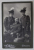 CRAIOVA , PICTORUL FRANCISC  TRIBALSKI ( 1863 - 1934 )  CU SOTIA SI FIICA LUI , FOTO A. KRAUSS , TIP CABINET , CCA. 1900