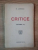 CRITICE, VOL.III de E. LOVINESCU, BUC. 1920