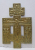 Crucifix din bronz aurit, Rusia, sec. XIX