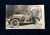 CUPLU POZAND INTR-UN AUTOMOBIL DE EPOCA , DECAPOTABIL , FOTOGRAFIE TIP CARTE POSTALA , MONOCROMA, PERIOADA INTERBELICA