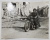 CURIER - MOTOCICLIST GERMAN , IN ORAS DIN NORMANDIA BOMBARDAT DE ANGLO - AMERICANI ,  FOTOGRAFIE DE PRESA , 21.07.1944