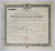 DIPLOMA DE LICENTA IN DREPT, ROMANIA, 28 FEBRUARIE, 1931