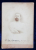 DOCTORUL TITUS DEMETRESCU , FOTOGRAFIE TIP CABINET , ATELIERUL HUBAUT PARIS , LIPITA PE CARTON , DATATA DECEMBRIE 1894