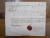 Document de instiintare casatorie, 1864