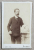 DOMN CU CATEL IN STUDIO , FOTOGRAFIE C.D.V. , FOTOGRAF J. GERSTL , BUCURESTI , SFARSITUL SEC. XIX