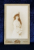 DOMNISOARA CU PALARIE CU PENE , FOTOGRAFIE TIP C.D.V. , STUDIO F. HILD , GALATI , MONOCROMA, CCA. 1900