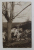 DOUA TARANCI LA FANTANA CU CUMPANA , FOTOGRAFIE TIP CARTE POSTALA , COLECTIA RADU AL. BELLIO , MONOCROMA , CIRCULATA , DATATA 1929