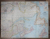 EASTERN CANADA , HARTA FIZICA , 1967, denumiri in limba engleza