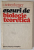 ESEURI DE BIOLOGIE TEORETICA de C. WITTENBERGER , 1981 *MINIMA UZURA